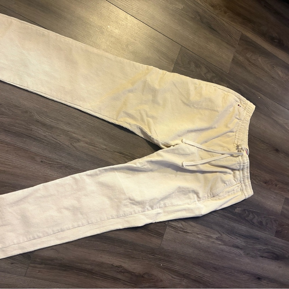 Tommy Hilfiger Cream Corduroy Pants